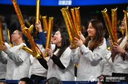 比赛现场热闹非凡！球迷们欢呼雀跃