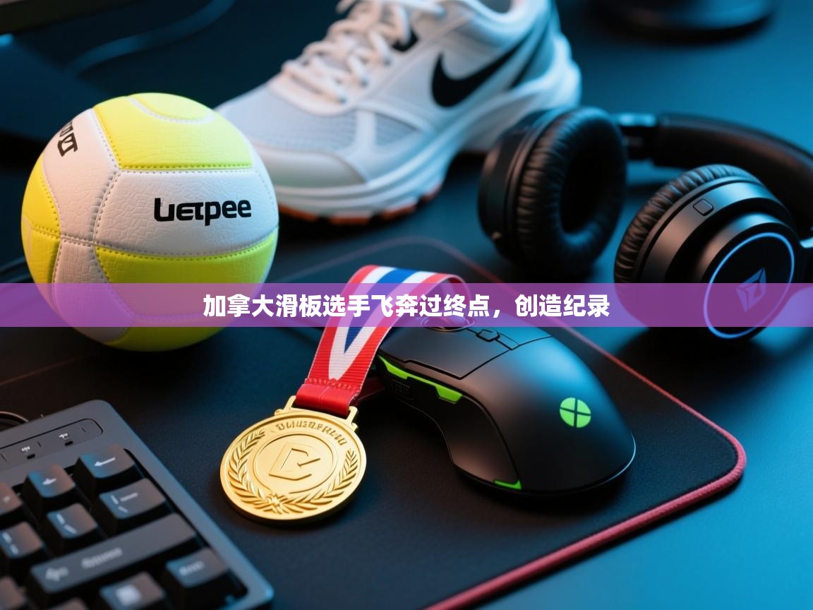 加拿大滑板选手飞奔过终点，创造纪录  第2张